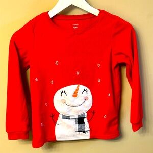 Girls Carter’s Fleece Sweater/ Pajama Top